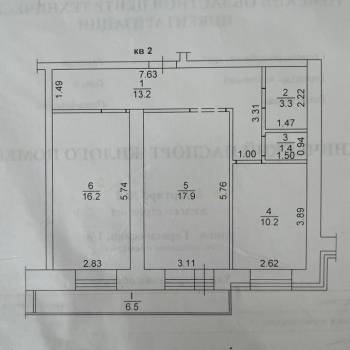 Сдается 2-х комнатная квартира, 62,2 м²