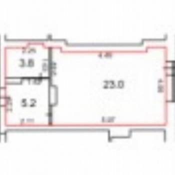 Сдается 1-комнатная квартира, 32 м²