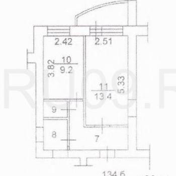 Продается 1-комнатная квартира, 36 м²