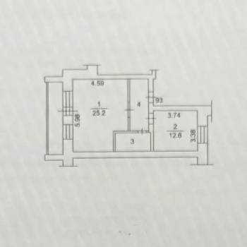 Сдается 2-х комнатная квартира, 58 м²