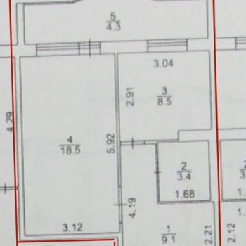 Продается 1-комнатная квартира, 39,5 м²