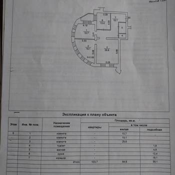 Продается 3-х комнатная квартира, 103,7 м²