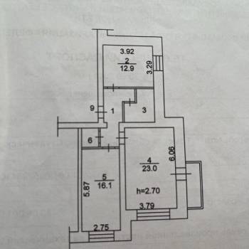 Продается 3-х комнатная квартира, 64,4 м²