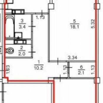 Продается 2-х комнатная квартира, 63,6 м²