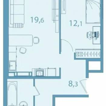 Сдается Многокомнатная квартира, 58 м²