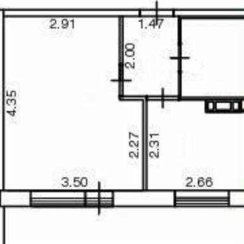 Продается 1-комнатная квартира, 25,9 м²