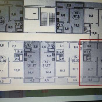 Продается 2-х комнатная квартира, 54 м²