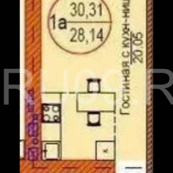 Продается 1-комнатная квартира, 30 м²