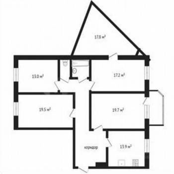 Продается Многокомнатная квартира, 115,9 м²