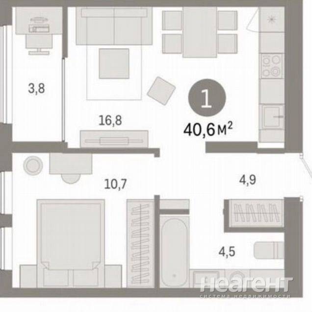 Продаю 1-к квартиру, ЖК Республики 205 (ул. Республики)