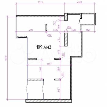 Сдается Нежилое помещение, 109,4 м²