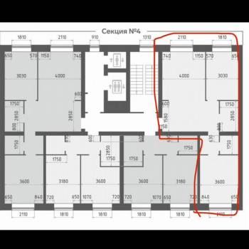 Продается 2-х комнатная квартира, 73,2 м²