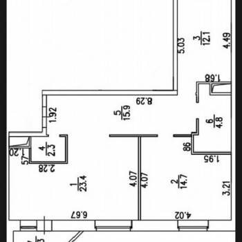 Продается 2-х комнатная квартира, 72,3 м²