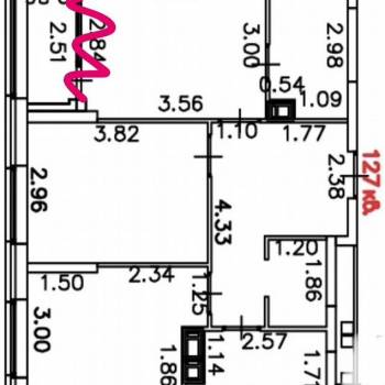 Сдается 2-х комнатная квартира, 54 м²