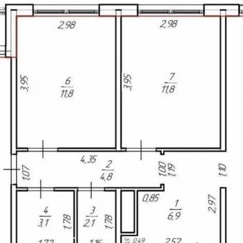 Сдается Многокомнатная квартира, 85 м²