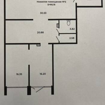 Продается Нежилое помещение, 95 м²