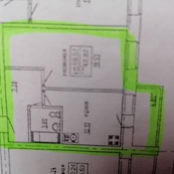 Сдается 1-комнатная квартира, 43 м²