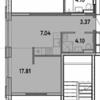 Сдается 1-комнатная квартира, 32 м²