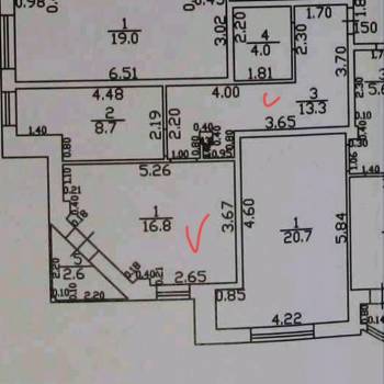 Сдается 1-комнатная квартира, 42 м²