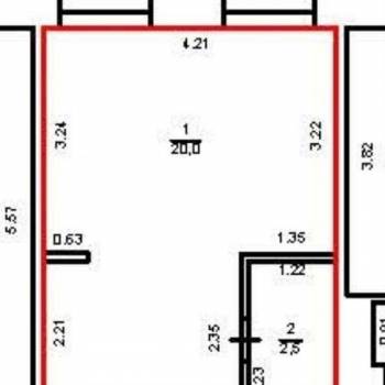 Продается 1-комнатная квартира, 22,5 м²
