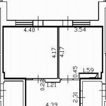 Продается 1-комнатная квартира, 49,1 м²