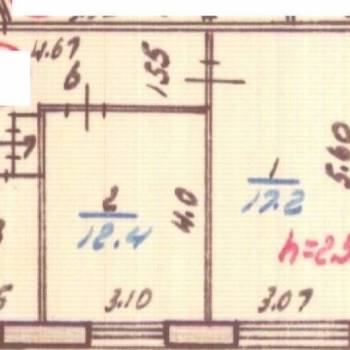 Продается 2-х комнатная квартира, 50,6 м²