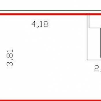 Продается 1-комнатная квартира, 25,2 м²
