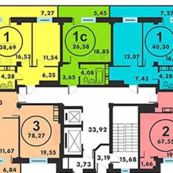 Продается 3-х комнатная квартира, 77,6 м²