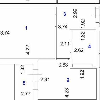 Продается 1-комнатная квартира, 40 м²