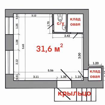 Продается Нежилое помещение, 32 м²