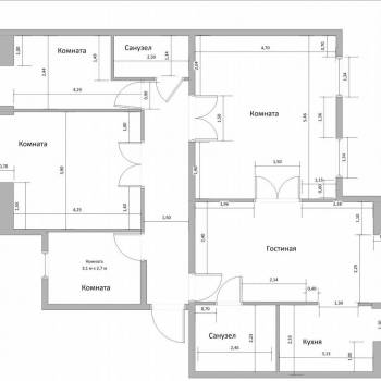 Продается 3-х комнатная квартира, 124,1 м²