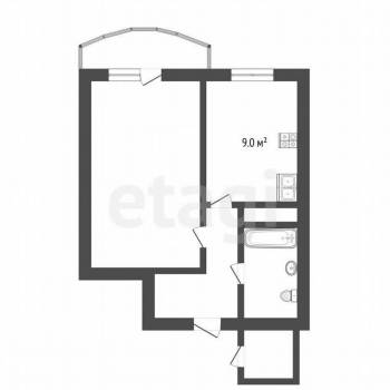Продается 1-комнатная квартира, 34,8 м²