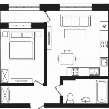 Продается 1-комнатная квартира, 35,4 м²