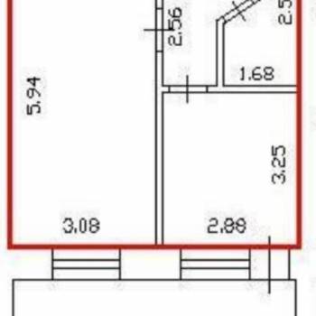 Продается 1-комнатная квартира, 35 м²