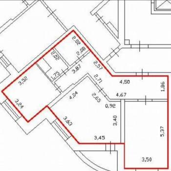 Продается 2-х комнатная квартира, 73 м²