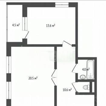 Сдается 1-комнатная квартира, 50 м²