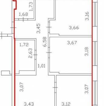 Продается 3-х комнатная квартира, 61,2 м²