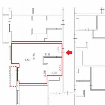 Продается 1-комнатная квартира, 34,2 м²